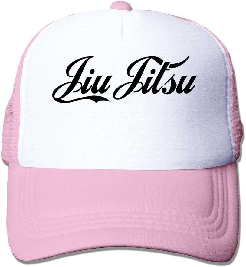 XDQ02X Adult Unisex Brazilian Jiu Jitsu BJJ Logo 100% Nylon Mesh Caps One Size Fits Most Casual Mesh Caps Adjustable