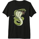 King Cobra Snake Mascot Design Premium Tri-blend T-Shirt