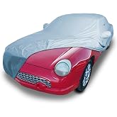 iCarCover Car Cover Waterproof All Weather for 2002-2005 Ford Thunderbird | Heavy Duty Custom Fit Hail UV Sun Rain Snow Dust Protection Covers for Automobiles Outdoor Indoor Full Exterior (Sky Gray)
