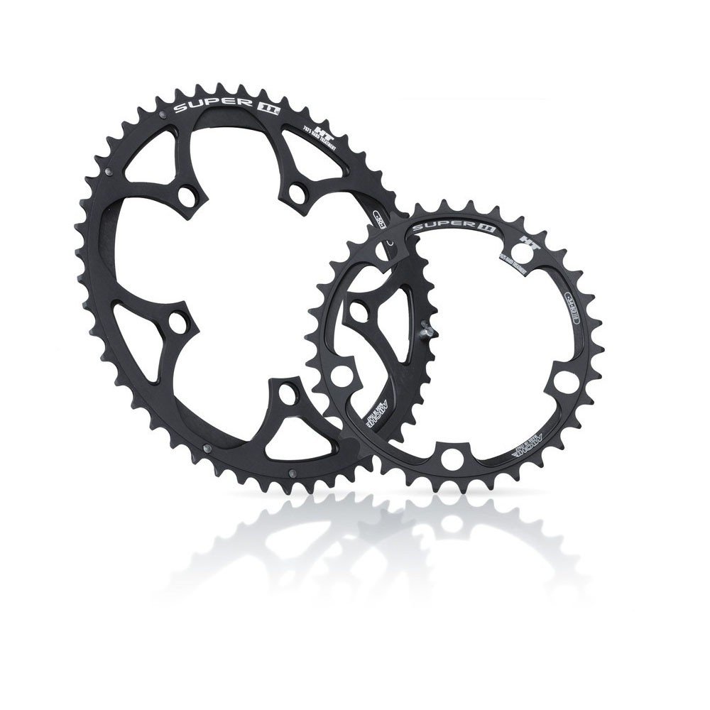 Miche Unisex - Adult Super 11 BCD 110 Chainring, Black, One Size