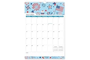 LUCILYNX Calendar 2025 - Wall Calendar 2025 from January 2025 to December 2025, Wall Hanging Calendar for Easy Organizing, 14" x 11", Floral