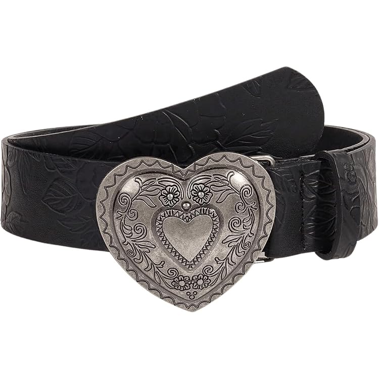 MSSIEJEW Pink Belt for Women Rock Punk Gothic Brown Star  display picture 1