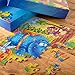 Cool Jigsaw Puzzle for Kids and Adults with Beautiful Box Jig Saw Puzzles Pieces the Board Games Portable Storage Game Holder Accessories Boards Table Frame Beach Tables Wooden Bits Adult Mat Up Piece