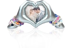 GUSFREUD Unique Heart Hands Sculpture with Picture Frame - Romantic Wedding,Anniversary and Engagement Gift Idea for Couples, Women,Wife