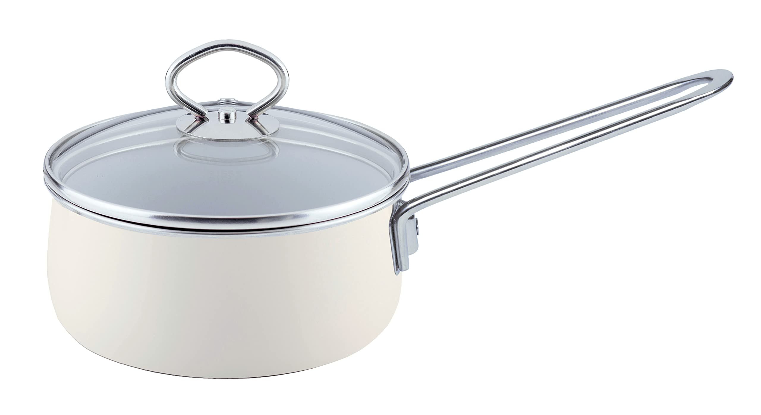 Riess Nouvelle - Avorio Top 3000 Extra Strong Saucepan with Glass Lid Muted