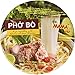 MAMA Pho Bo Instant Beef Soup Bowl Noodle In Vietnamese Style, Silky-smooth, Chewy Rice Noodles With Piping Hot Aromatic Soup Mix (6-Bowl Pack, 2.29 oz Per Bowl)