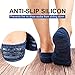 No Show Socks Men Socks Low Cut Ankle Men Sock (8 Pairs) Casual Cotton Non-Slip Athletic Loafers Invisible Sock, Size 6-10