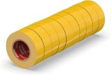 ERKO Yellow Electrical Insulation Tape 10 Pack 0.6in x 33ft PVC 15mm x 10m