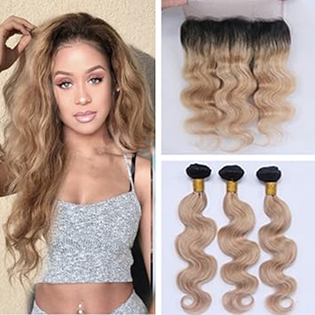 Ombre bundles with 360 frontal Clearance