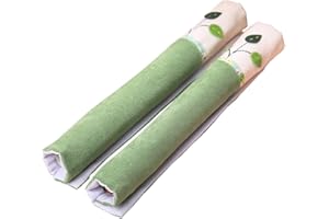 MOLLENSIUER 2Pcs Refrigerator Door Handle Covers Keep Kitchen Appliance Clean From Smudges, Fingertips Dust, Drips, Food Stains, Decor Protector for Dishwashers, Microwave Oven and Furniture with Handle, Green
