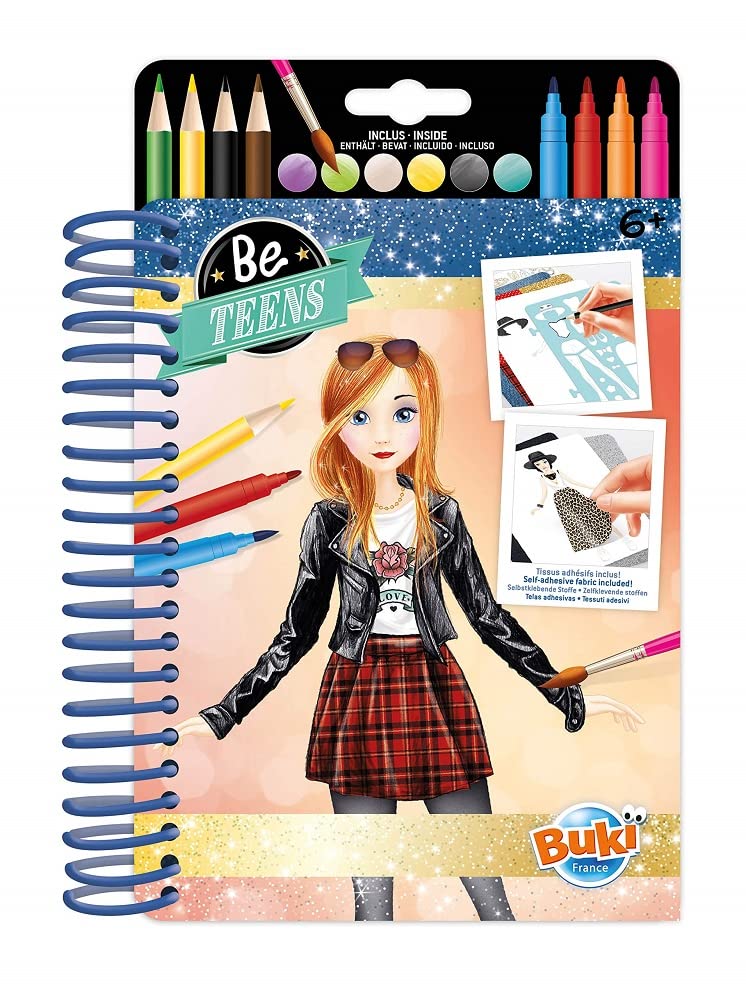 BUKI France CM103 Fashion Sketchbook-Rock Outfits