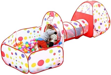 Amazon ボールハウス 子供用ゲームハウス 三点繋がりでき 知育おもちゃ 室内遊び場 折りたたみ ５歳お子様用ゲームハウス 収納バッグ付き ベビープレイハウステント 沖縄県 北海道除く ご了承ください キッズテント おもちゃ