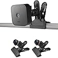 iTODOS 2 Pack Clip Clamp Mount for Blink Outdoor 4 (4th Gen)/(3rd Gen)/Blink XT/XT2/Blink Mini,Metal Clip Clamp Holder,Blink Camera Mount Attach Blink Camera Wherever You Like Without Any Tools