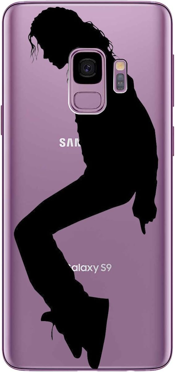 Mixroom Soft Case in TPU Silicone Case Cover for Samsung Galaxy S9 T548 Michael Jackson Profile 1