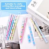 OFFCUP 10pcs Flamingo Gel Pens Fine Point 0.38mm Colorful Writing Set view 4