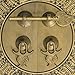 Hardware Philosophy Brass Blessings for Long Life Cabinet Face Plate Backplate Set 5.5