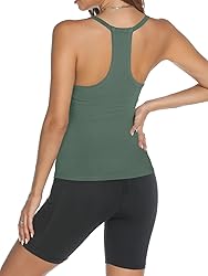 Trendy Queen Womens Workout Tank Tops Racerback