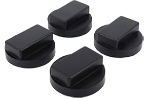 AuInLand 4 Packs Jack Pad for BMW, Black Square Polyurethane Jack Pad Adapter Frame Rail Protector