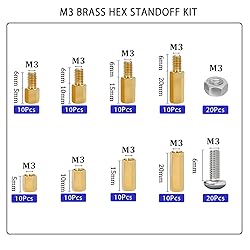 M3 Hex Male Female Brass Spacers Standoffs Screws