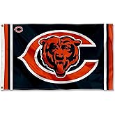 Chicago Bears Logos Flag and Banner