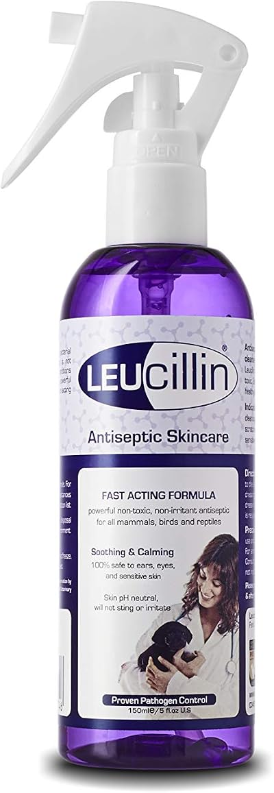 Leucillin Natural Antiseptic Spray 150ml for Pets Dogs Cats All Animals