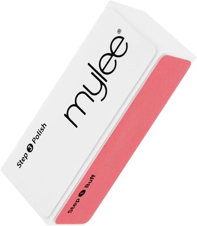 MYLEE 3 Way Nail Buffer Professional Sanding File 3-Sided Grit Gel Acrylic Prep