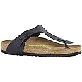 Birkenstock Women's Gizeh Birko-Flor Thong Sandal,Black,35 EU/4 M US
