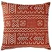 Amazon Brand – Rivet Mudcloth-Inspired Decorative Throw Pillow, 17