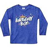 Birthday boy Shirt Happy First 1st 2nd 3rd 4th 5th Toddler Boys Year Old Crown