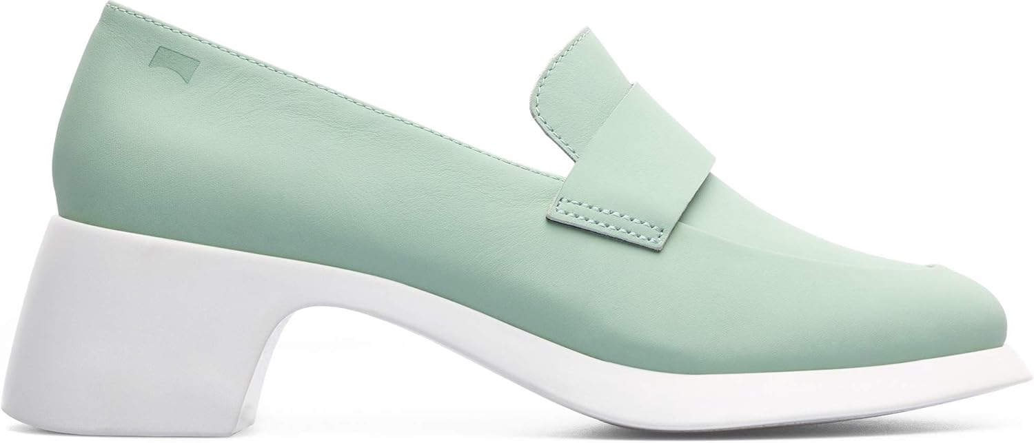 camper trisha heeled loafer
