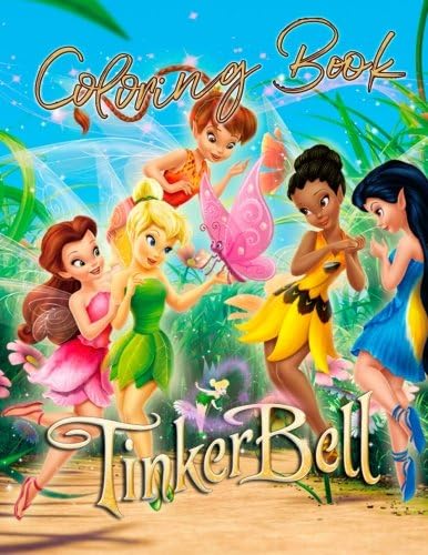 Disney TinkerBell Coloring Book: Great Activity Book for Girls
