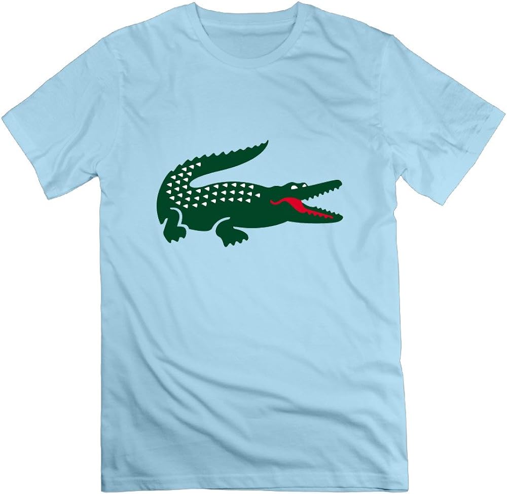 JAX Men's Designed T Shirt Crocodile Yellow