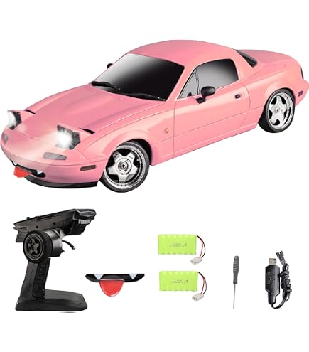 Amazon.com: LD1804 RC Drift Car 1:18 Scale Mini MX-5 RWD 2.4GHz
