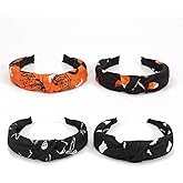 Briutn Halloween Headbands for Women Spooky Ghost Pumpkin Hair Band Halloween Hair Accessories