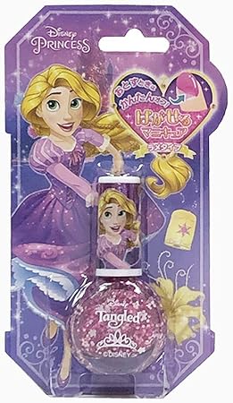 Amazon ラプンツェル はがせるマニキュア グリッターフラワーピンク ネイル マニキュア 子供 メイクアップ おもちゃ