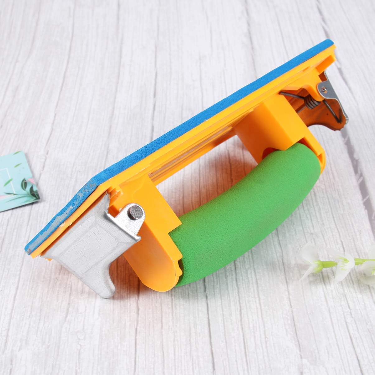 ULTECHNOVO Hand Sander with Handle Woodworking Sanding Paper Holder Sponge Sandpaper Frame - - 