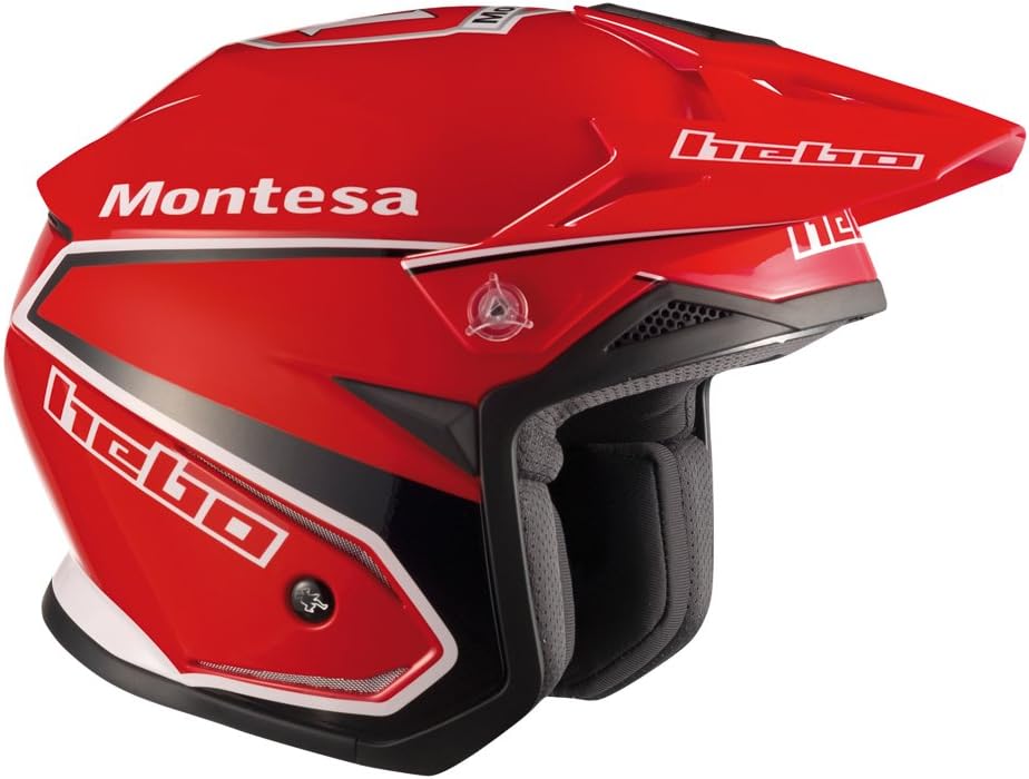 Hebo Montesa Classic II Helmet, Red, Size XXL