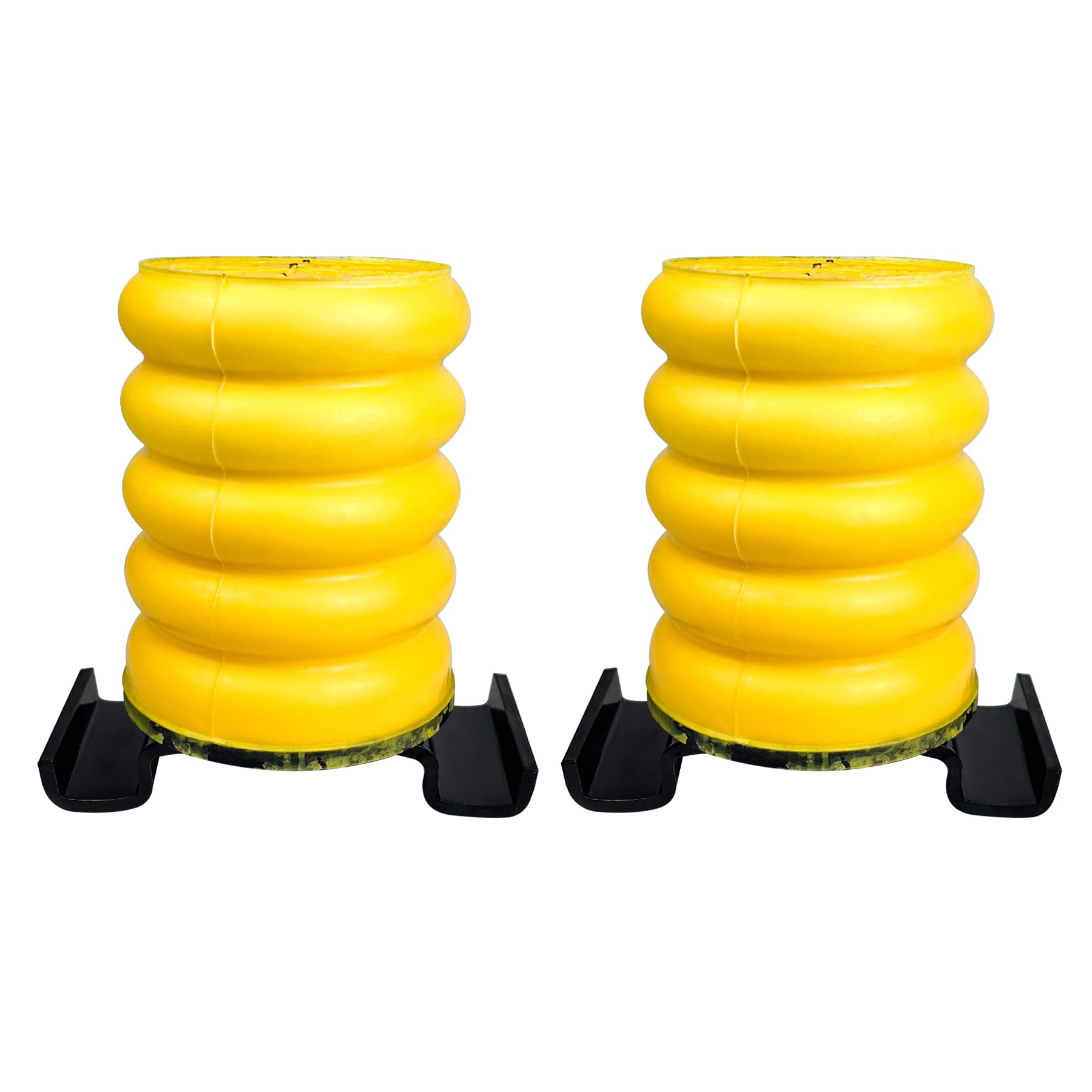 Photo 1 of ***BRACKETS MISSING***SSR-610-54 Rear Suspension Helper Springs Fit for Nissan Frontier Titan Toyota Tacoma Tundra Hilux Mitsubishi Triton Yellow