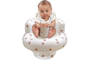 YAZXGBO Inflatable Baby Seat for Babies 4-36 Months Inflatable Baby Chair Infant Back Support Sofa Newborn to Toddler Portable Baby Floor Seats for Sitting Up Baby Floor Seater