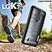 COVRWARE Iron Tank case for LG K7 / Tribute 5 / Escape 3 / Treasure, Built-in Screen Protector Heavy Duty Full-Body Rugged Holster Armor Brushed Metal Texture Cover Belt Clip Kickstand, Black