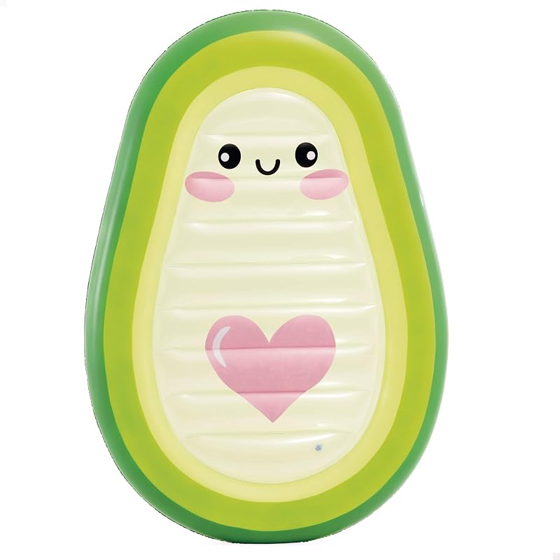 Avocado Buddy 58739EU - Galleggiante gonfiato 165 x 114 x 23 cm, sgonfio 180 x 124 cm