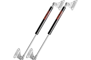 PAMAGOO 20 inch 10 lbs Gas Strut Shocks, 45 N Per Prop with L-Type Mounts for Cabinet Toy Box Toolbox Lid Trash Bin Dog House Door, ONLY FIT 8-13 LBS Weights, Set of 2
