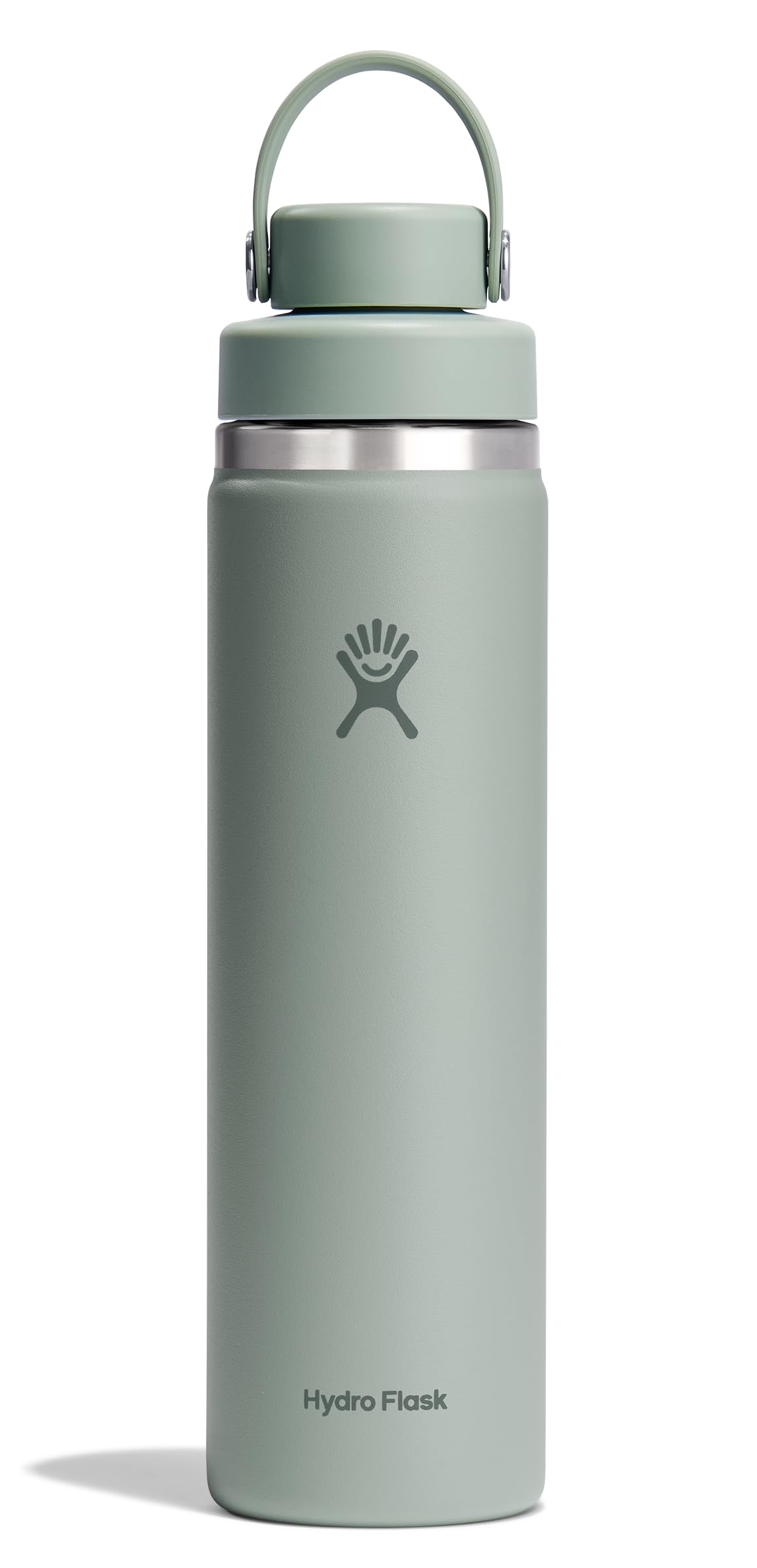Photo 1 of Hydro Flask Water Bottle - Insulated Stainless Steel - Wide Chug Lid, Non Spill, Leakproof in 24 Oz Tonal Agave Green
