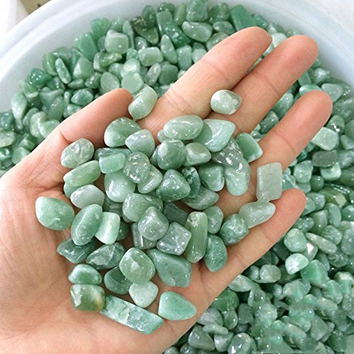 Natural Pebbles Gravel Stone Green AventurineJade Home Aquarium