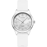 Women's Waterproof Quartz Analog Watch, Easy Read Dial, Rubber Silicone Band