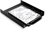 SAISN Mounting Bracket 2.5 to 3.5 Inch HDD SSD Mounting Kit 2 Pack Black view 5