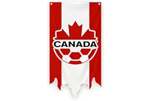 World Cup Decorations 2026 Football Hanging Rod Flag Banner 27x51 Inch with Pole Outdoor Indoor Hanging Flag Banner for Socce