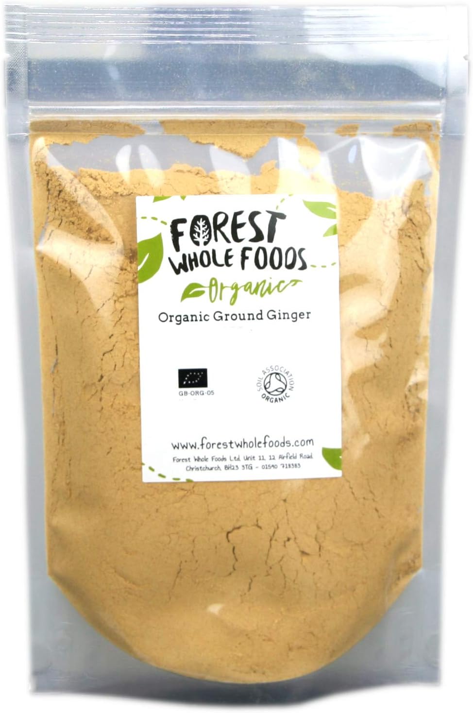 Forest Whole Foods Organic Ground Ginger (500g)