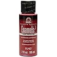FolkArt Enamel Glass & Ceramic Paint in Assorted Colors (2 oz), 4133, Lipstick Red