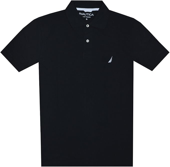 black polo shirt mens slim fit
